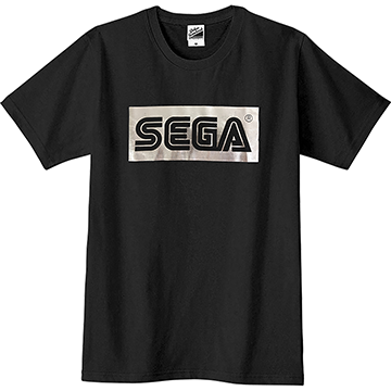 「セガロゴ」Tシャツ ブラック＆シルバー M/L/XLサイズ
