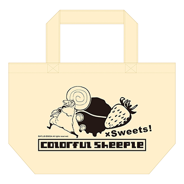 Colorful Sheeple × Sweets！　ランチトートバッグ